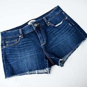 PAIGE Denim Cutoff Jean Shorts